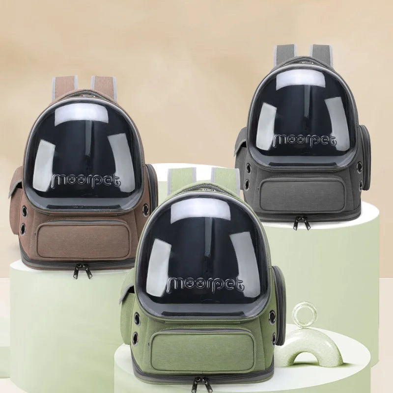 Mochila Transparente para Gatos