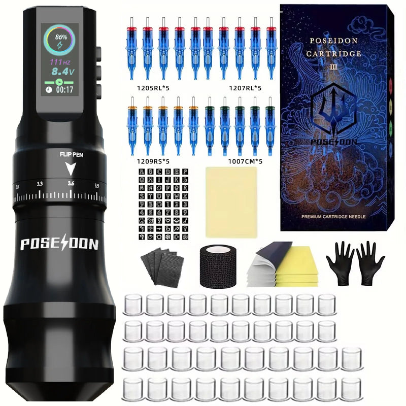 Kit tattoo Poseidon
