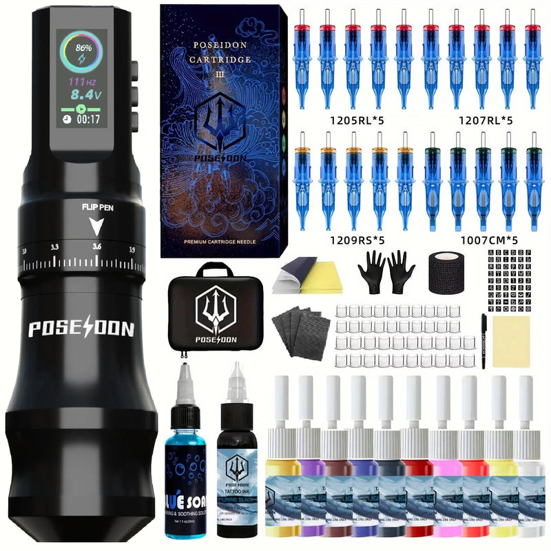 Kit tattoo Poseidon